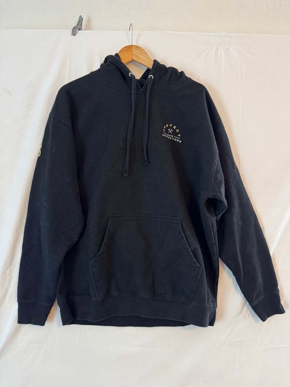 Brixton x Coors Protect Our Protectors Mens Black Hoodie Size XL